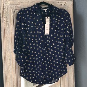 Express Bumble bee button down